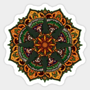 Redwood Mandala Sticker